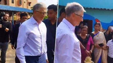 Bill Gates in Bhubaneswar: Microsoft Co-Founder Visits Maa Mangla Basti in Odisha, Video Surfaces